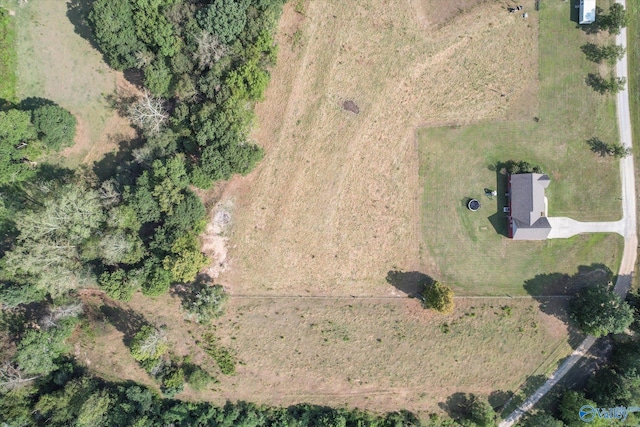 drone / aerial view featuring a rural view