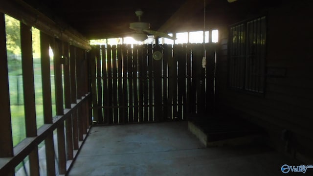 view of horse barn