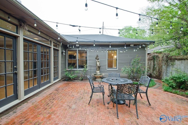 view of patio with outdoor dining space