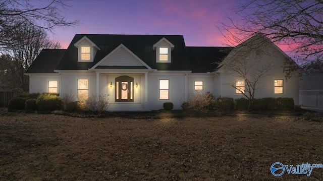 view of cape cod house