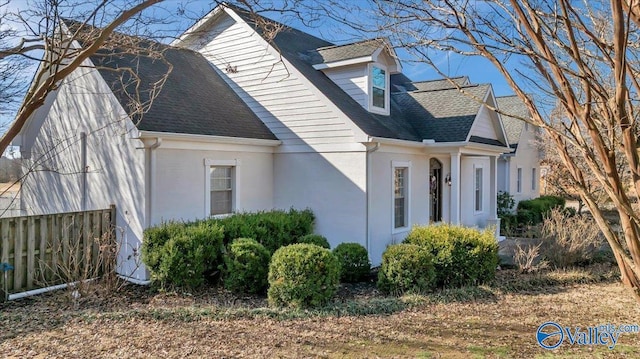view of property exterior