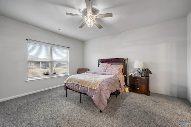 137 Sunlit Grove Dr, Harvest, AL 35749 - carpeted bedroom with baseboards and a ceiling fan