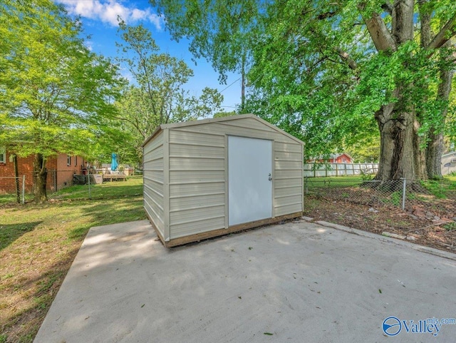 1419 11th St SE, Cullman, AL 35055 - view of shed with a fenced backyard
