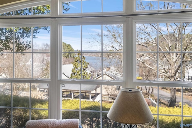 room details with a water view