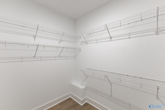 1201 Halsey Ave, Huntsville, AL 35801 - spacious closet featuring dark wood finished floors