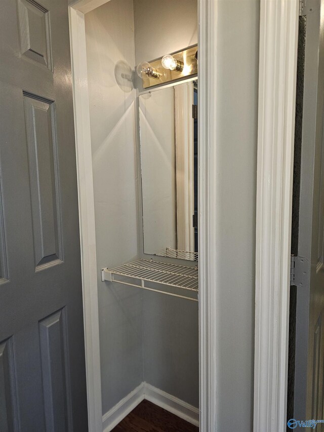 view of closet