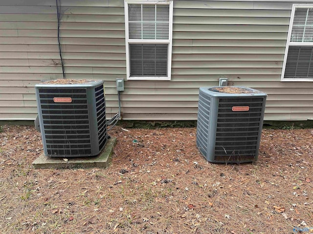 details featuring central air condition unit