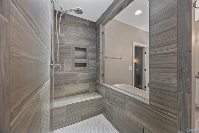 2654 Mountain Stream Way, Owens Cross Roads, AL 35763 - full bathroom featuring a tile shower