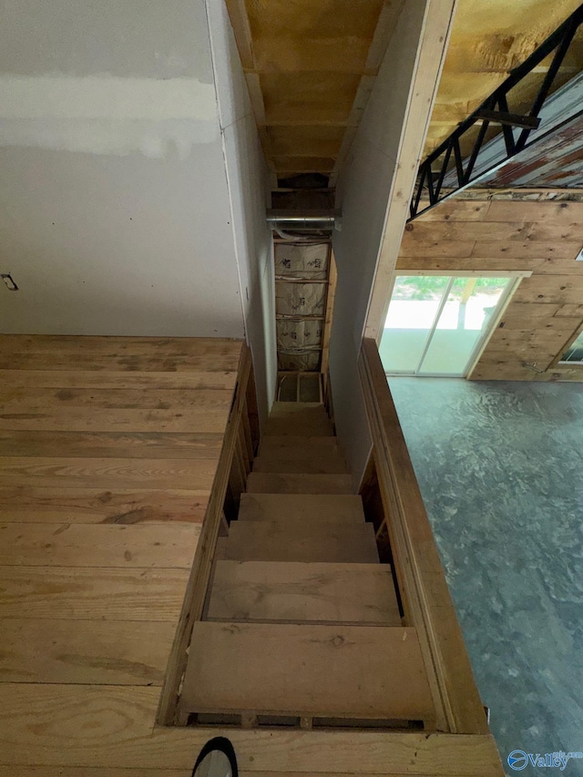 view of staircase