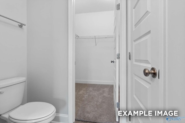 154 Heritage Lakes Blvd, New Market, AL 35761 - bathroom featuring toilet and baseboards