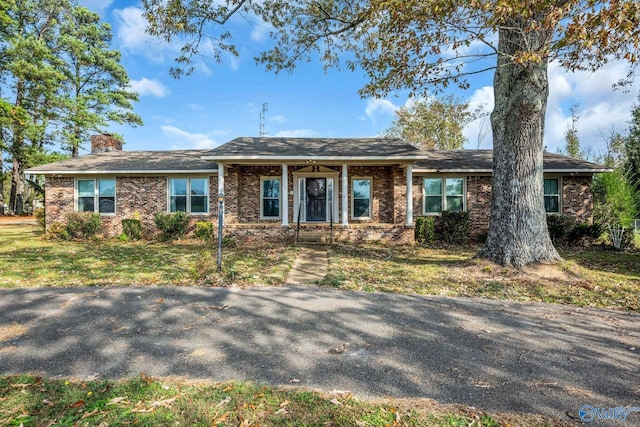 view of ranch-style home