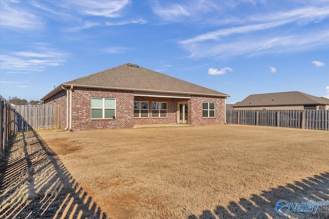 view of rear view of property