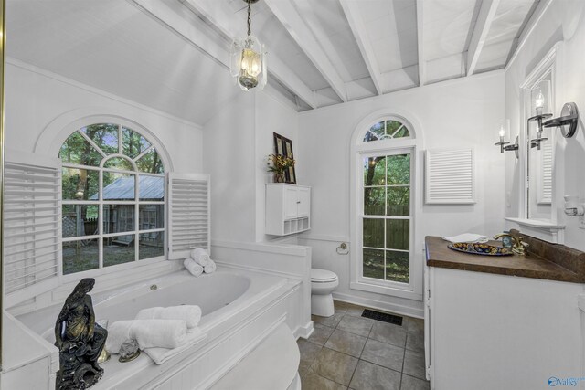 interior space with lofted ceiling, french doors, light wood-type flooring, and ceiling fan