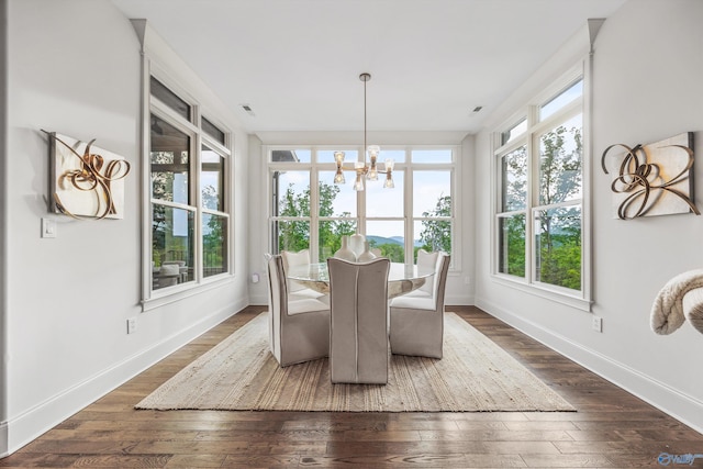27 Watson Grande Way, Owens Cross Roads, AL 35763 - sunroom / solarium featuring a chandelier