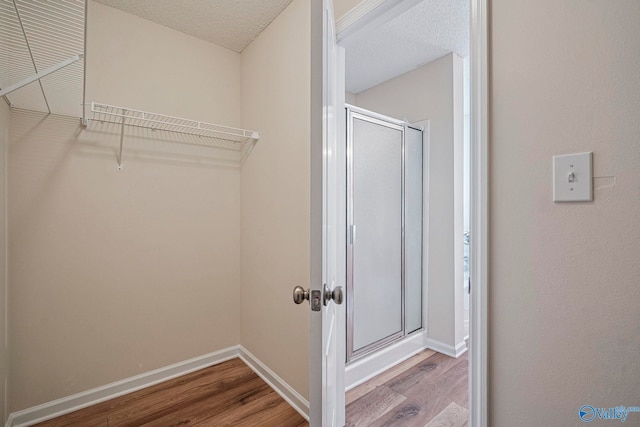 interior space featuring wood finished floors