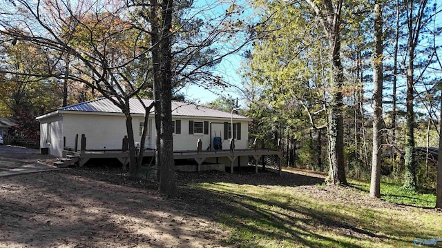 view of back of property