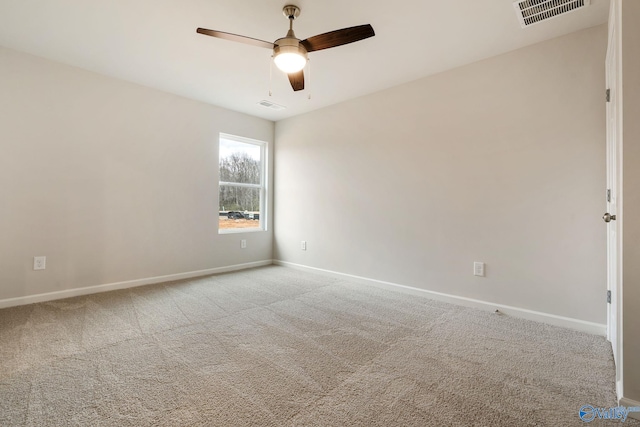 4016 Sherri St SW, Decatur, AL 35603 - unfurnished room with ceiling fan and light carpet
