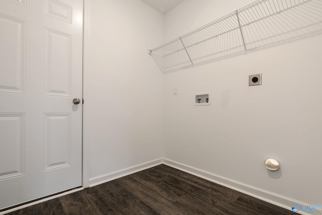4016 Sherri St SW, Decatur, AL 35603 - clothes washing area with electric dryer hookup, hardwood / wood-style floors, and hookup for a washing machine
