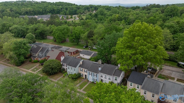 2823 Wynterhall Rd, Huntsville, AL 35803 - drone / aerial view featuring a residential view and a forest view