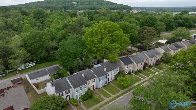 2823 Wynterhall Rd, Huntsville, AL 35803 - birds eye view of property featuring a residential view and a wooded view