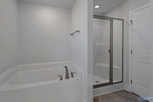 15354 Springbrook Trce, Athens, AL 35611 - bathroom with a bath and a stall shower