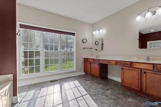 123 Coyote Creek Rd, Meridianville, AL 35759 - full bath featuring baseboards and double vanity