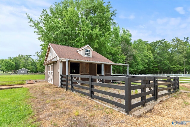 123 Coyote Creek Rd, Meridianville, AL 35759 - view of horse barn