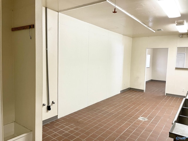 view of spare room