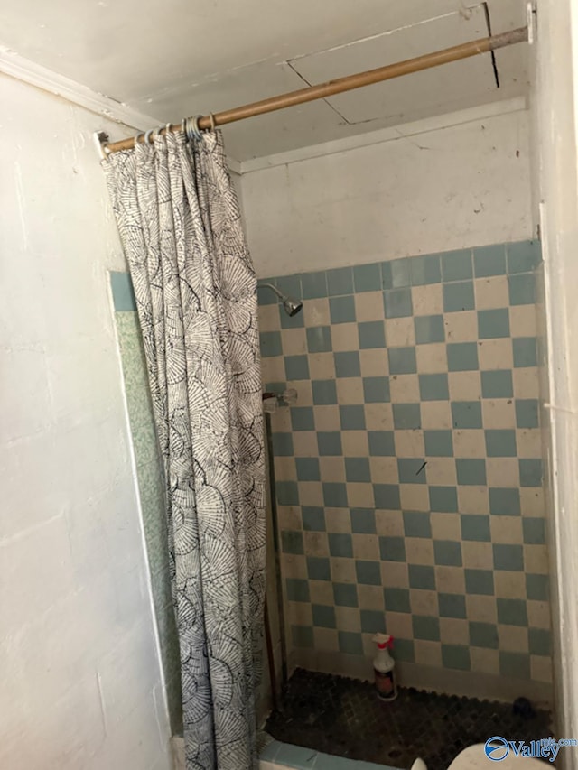 11801 W Gateway Dr SE, Huntsville, AL 35803 - bathroom with a tile shower