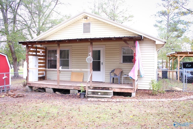 view of rear view of house