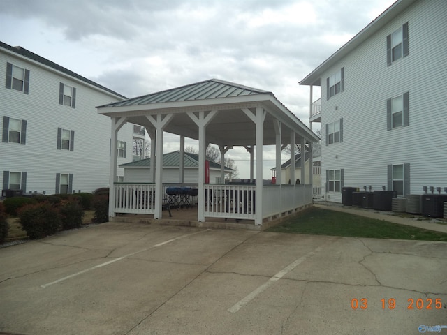 exterior space with a gazebo