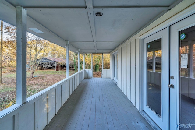 view of deck