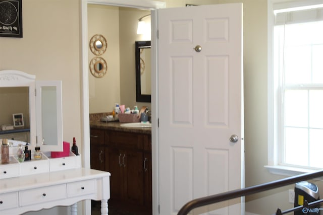 bedroom with a sink