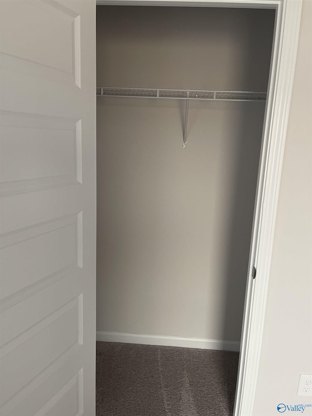 view of closet