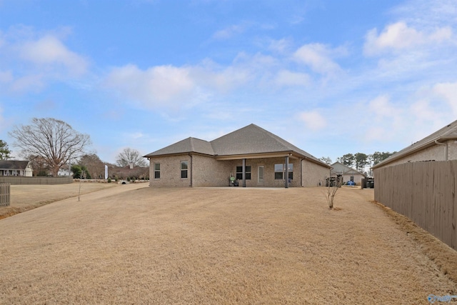 view of back of property