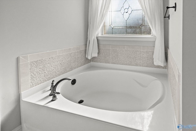 bathroom with a bathtub