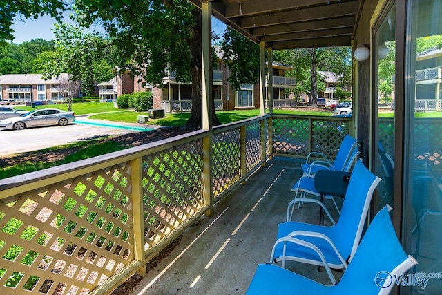 4967 Seven Pine Cir Unit 4967, Huntsville, AL 35816 - porch featuring a residential view