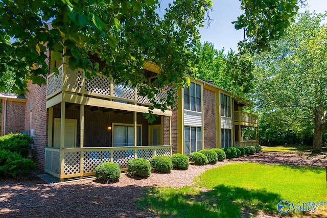 4967 Seven Pine Cir Unit 4967, Huntsville, AL 35816 - rear view of property with brick siding