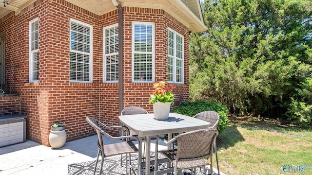 1943 Old Big Cove Rd SE, Owens Cross Roads, AL 35763 - view of patio with outdoor dining space