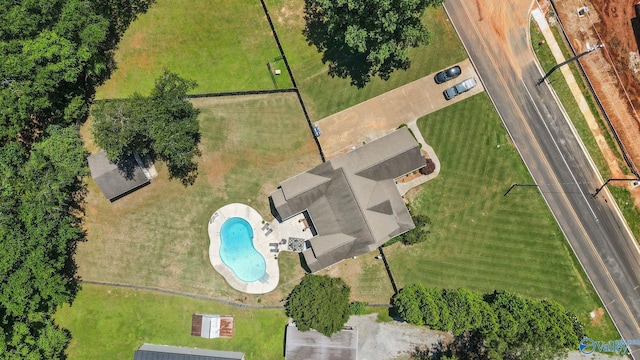 1943 Old Big Cove Rd SE, Owens Cross Roads, AL 35763 - bird's eye view of a pool