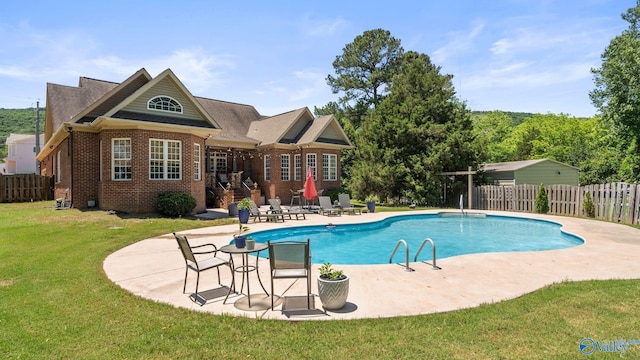 1943 Old Big Cove Rd SE, Owens Cross Roads, AL 35763 - view of swimming pool with a patio