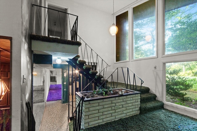 10101 Westleigh Dr, Huntsville, AL 35803 - staircase with healthy amount of natural light
