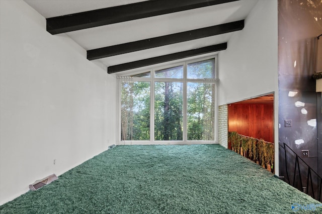 10101 Westleigh Dr, Huntsville, AL 35803 - carpeted spare room featuring beam ceiling