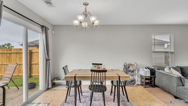 28119 Chasebrook Dr, Harvest, AL 35749 - dining room with a chandelier