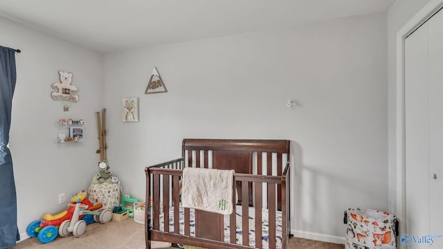 28119 Chasebrook Dr, Harvest, AL 35749 - bedroom with carpet floors and a crib