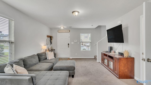 28119 Chasebrook Dr, Harvest, AL 35749 - living room with light colored carpet and baseboards
