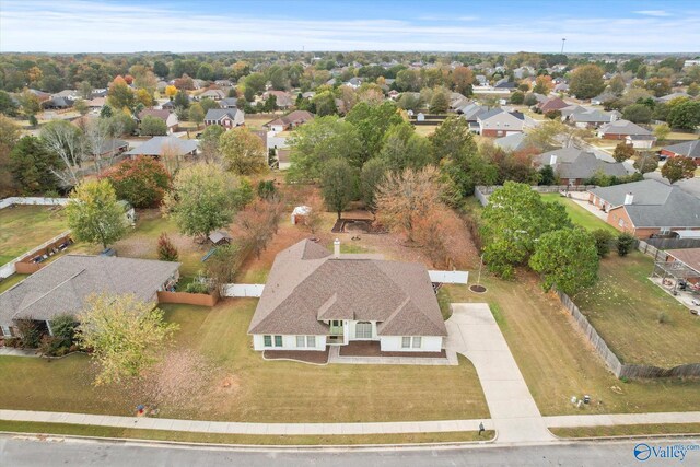 102 Bay Pointe Ln, Madison, AL 35758 - aerial view of property's location featuring nearby suburban area
