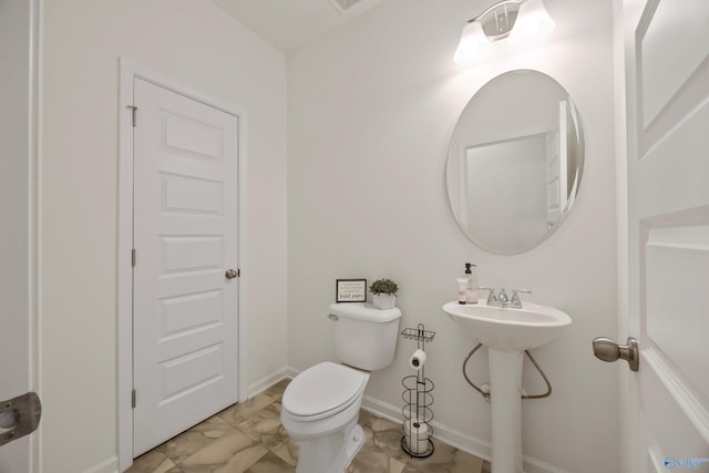 bathroom with toilet