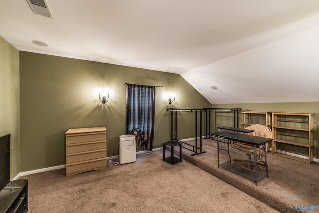 1117 Pegasus Dr NW, Huntsville, AL 35806 - office with lofted ceiling and carpet
