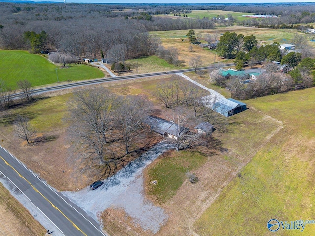 7853 Danville Rd, Danville, AL 35619 - aerial view of sparsely populated area
